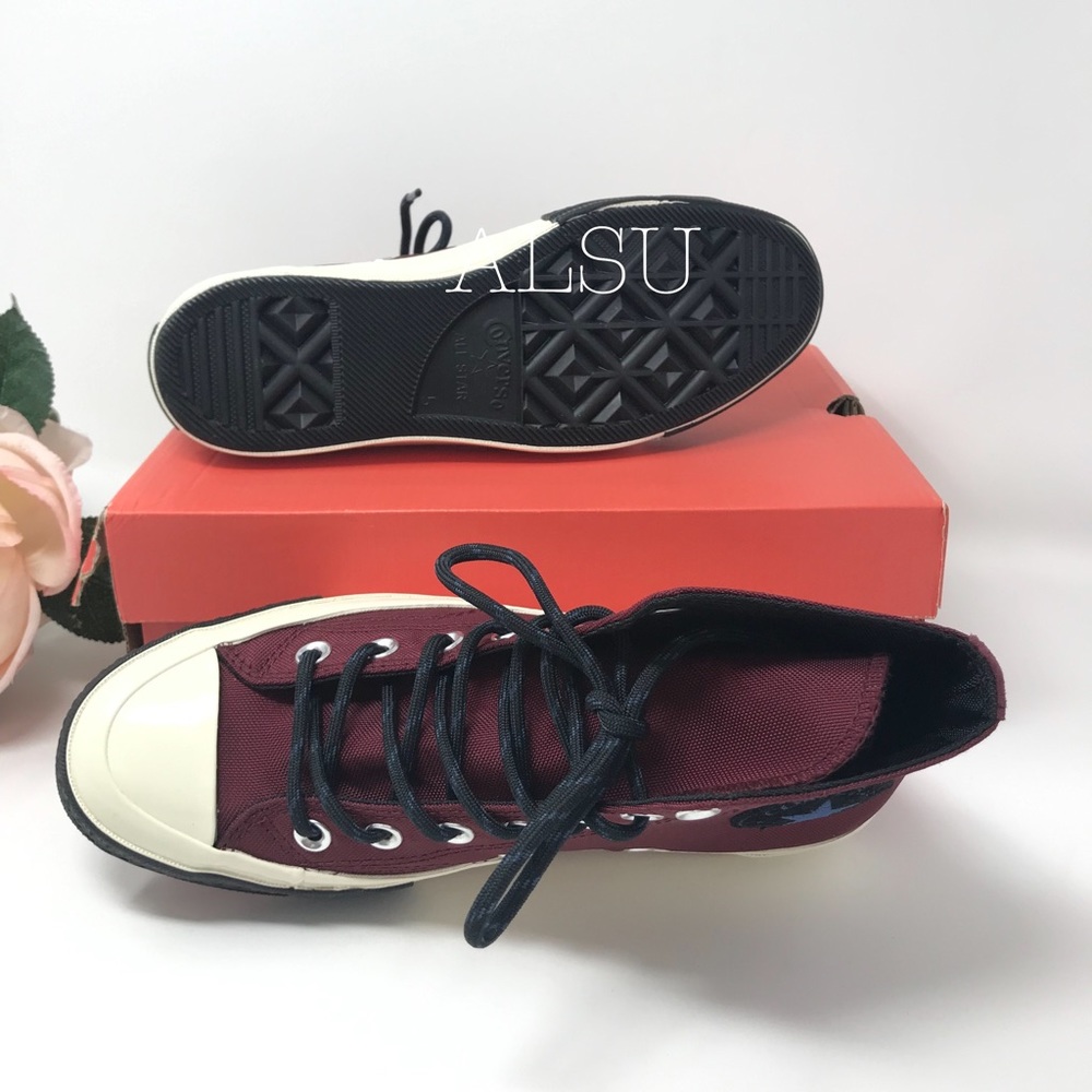 Converse Chuck 70 HI Dark Burgundy W AUTHENTIC - Picture 5 of 7